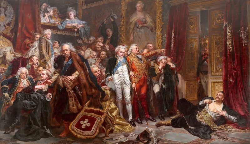 Rejtan - Pád Polska. - Jan Matejko