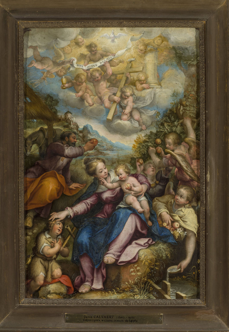 Odpočívejte během letu do Egypta - Denis Calvaert