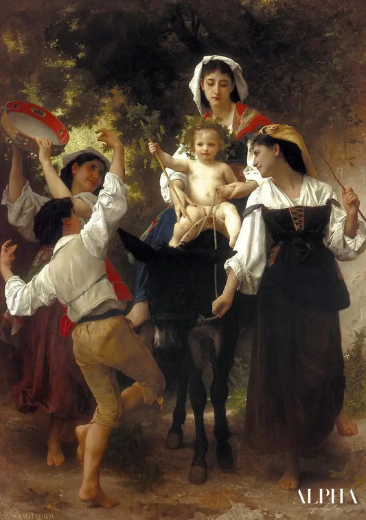 Retour de la moisson - William Bouguereau - Reproductions de tableaux et peintures haut de gamme