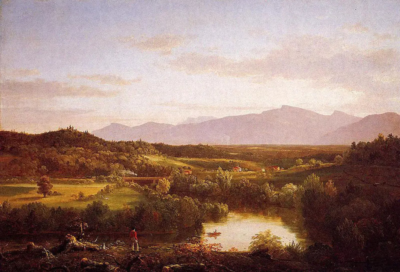 Řeka v Catskills - Thomas Cole
