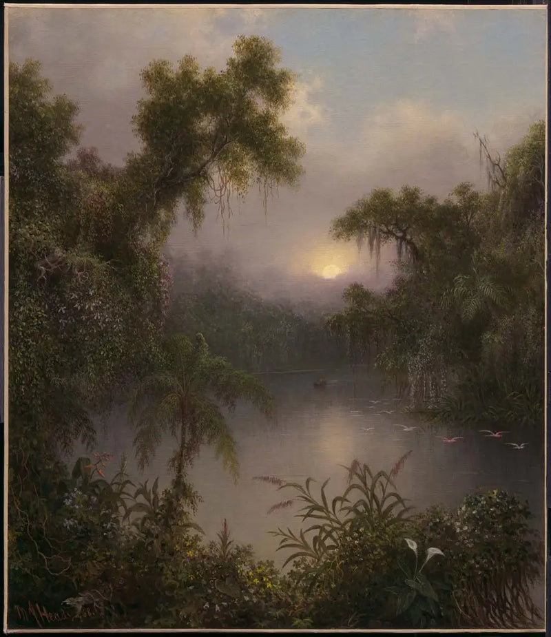 Jižní americká řeka - Martin Johnson Heade
