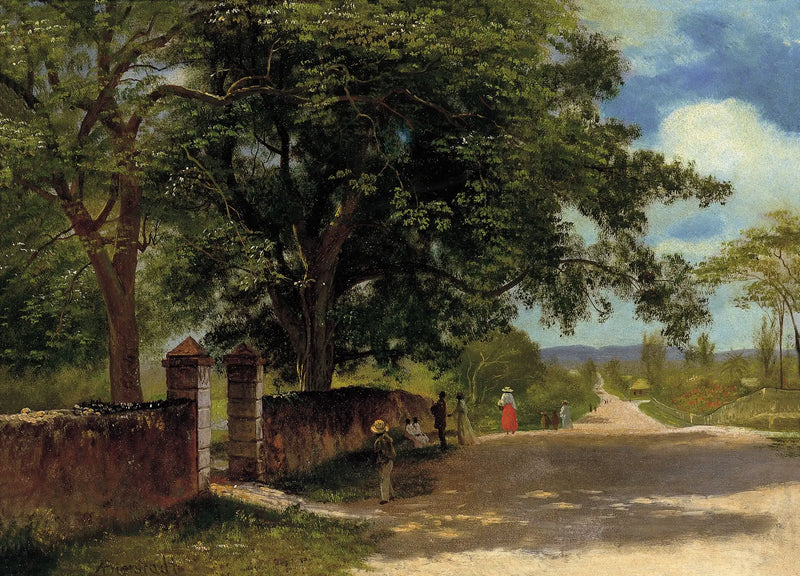 Náměstí Nassau - Albert Bierstadt