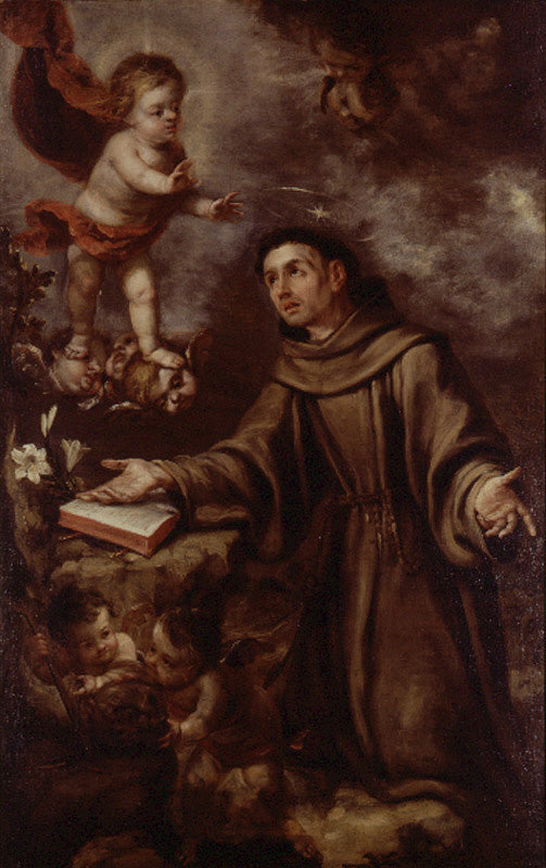 S. Antonius de Padova a Ježíšek - Juan de Valdés Leal