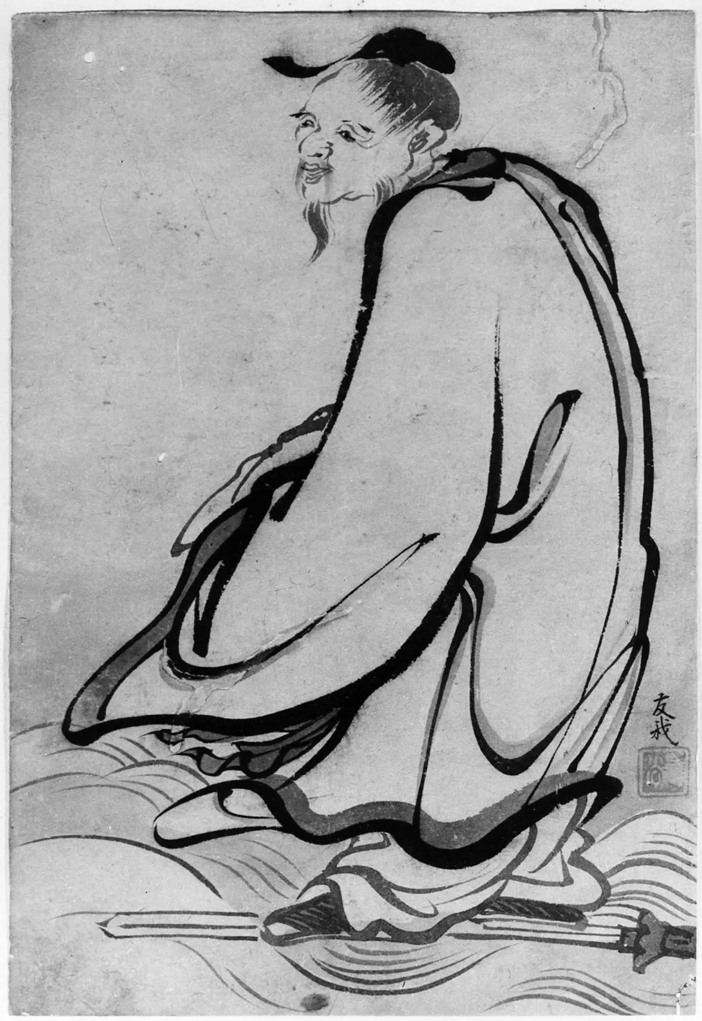 Sage - Hokusai - Alpha Reproduction