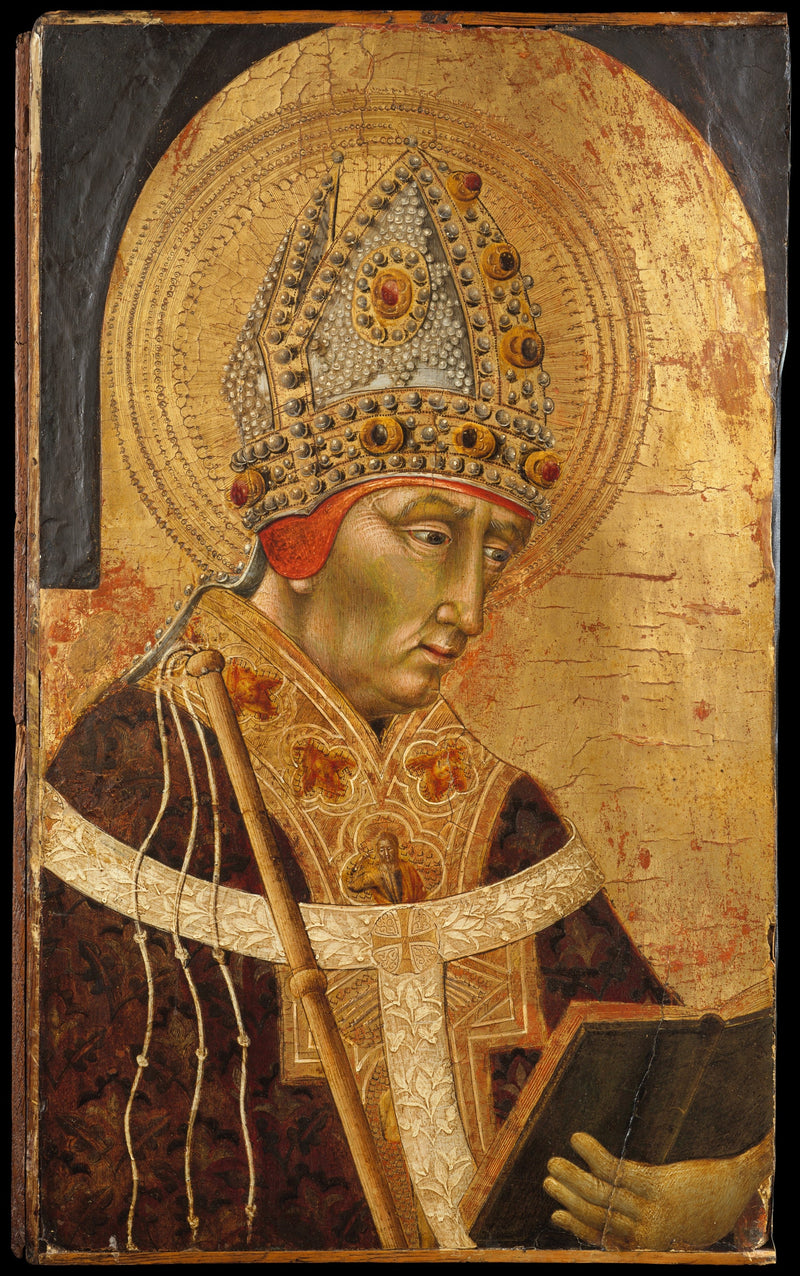 svatý Ambrož - Giovanni di Paolo