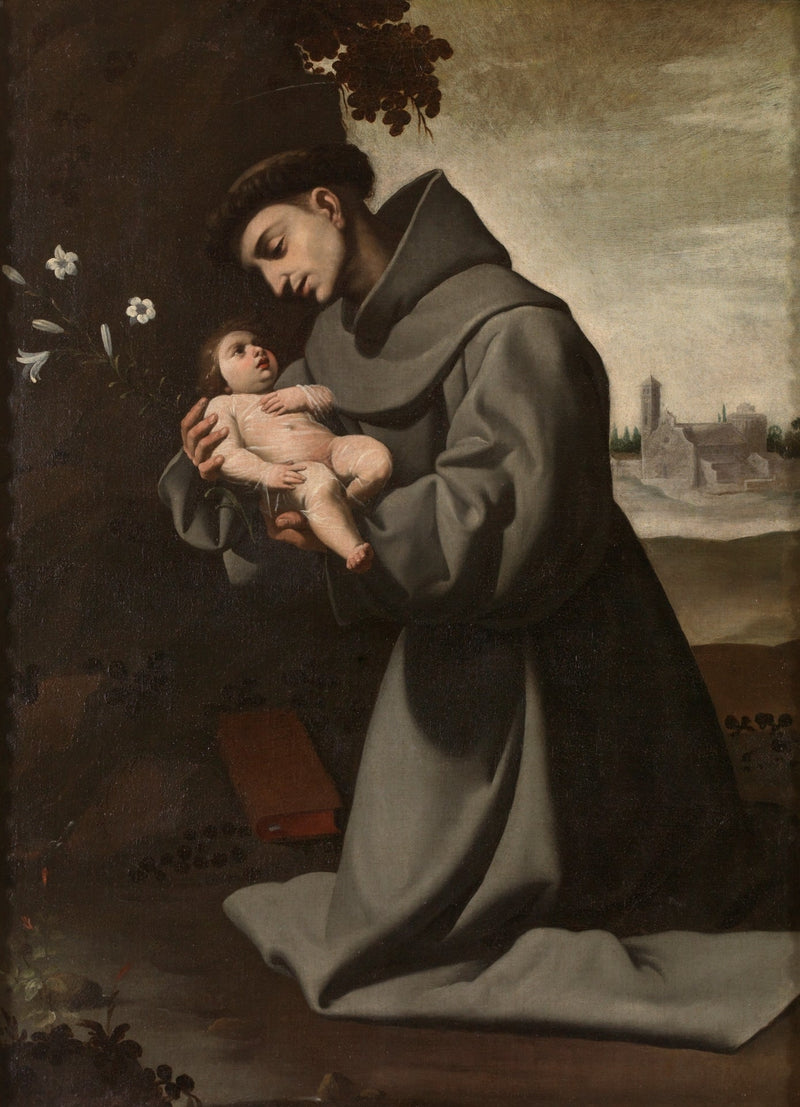 Sv. Antonín z Padovy s Ježíškem - Francisco de Zurbarán