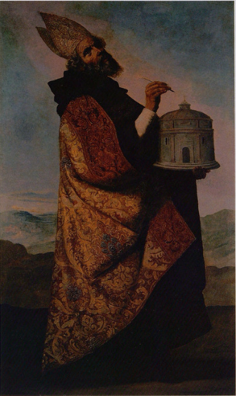 Svatý Augustin - Francisco de Zurbarán