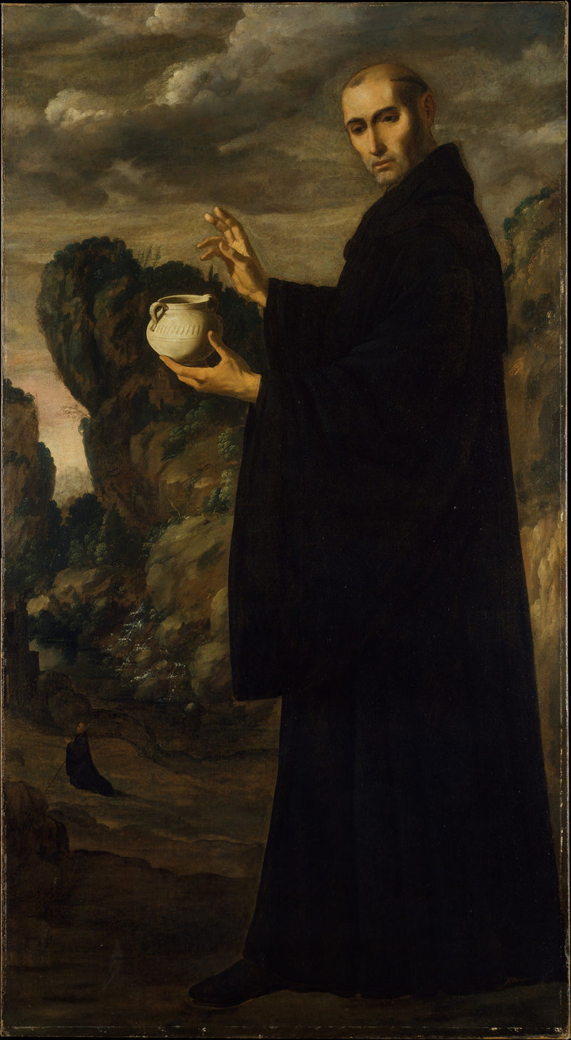 Svatý Benoît - Francisco de Zurbarán