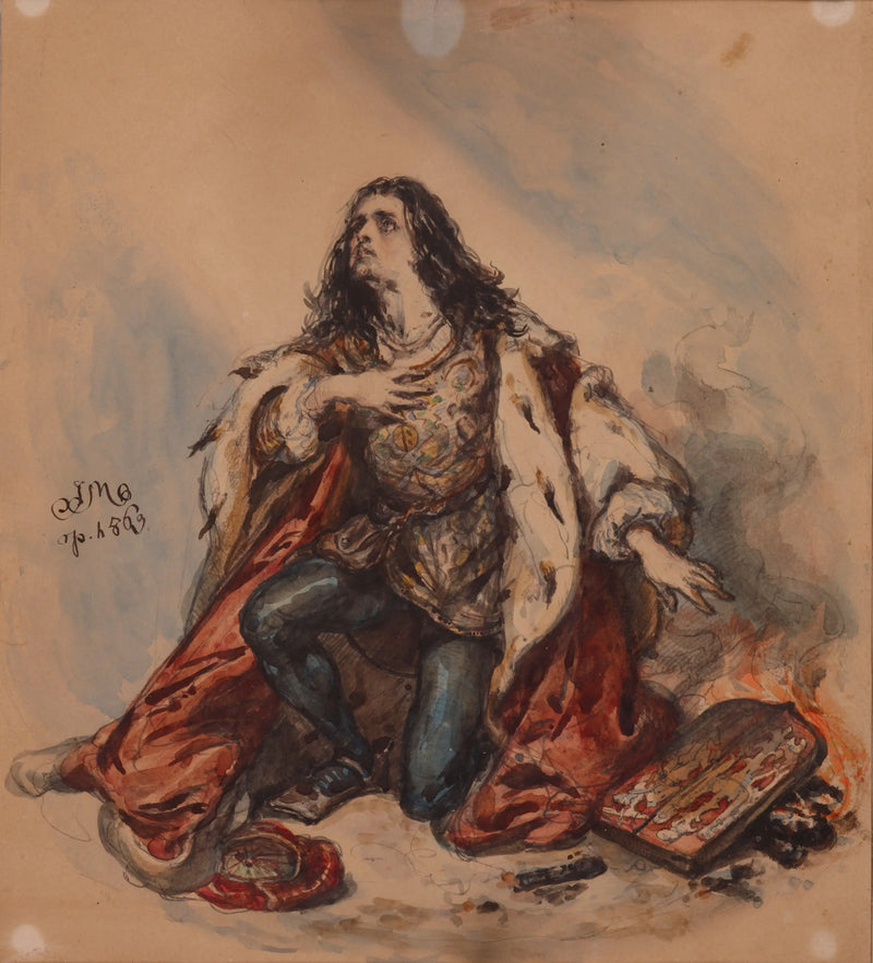 Svatý Kazimír - Polský následník trůnu - Jan Matejko