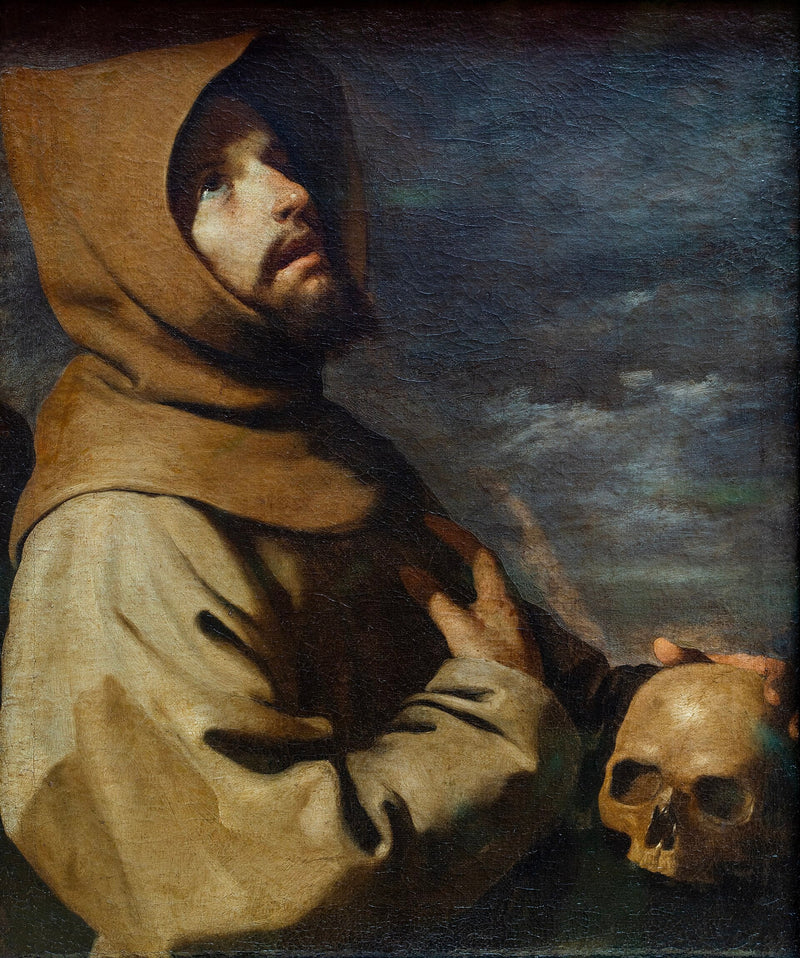 Svatý František v extázi - Francisco de Zurbarán