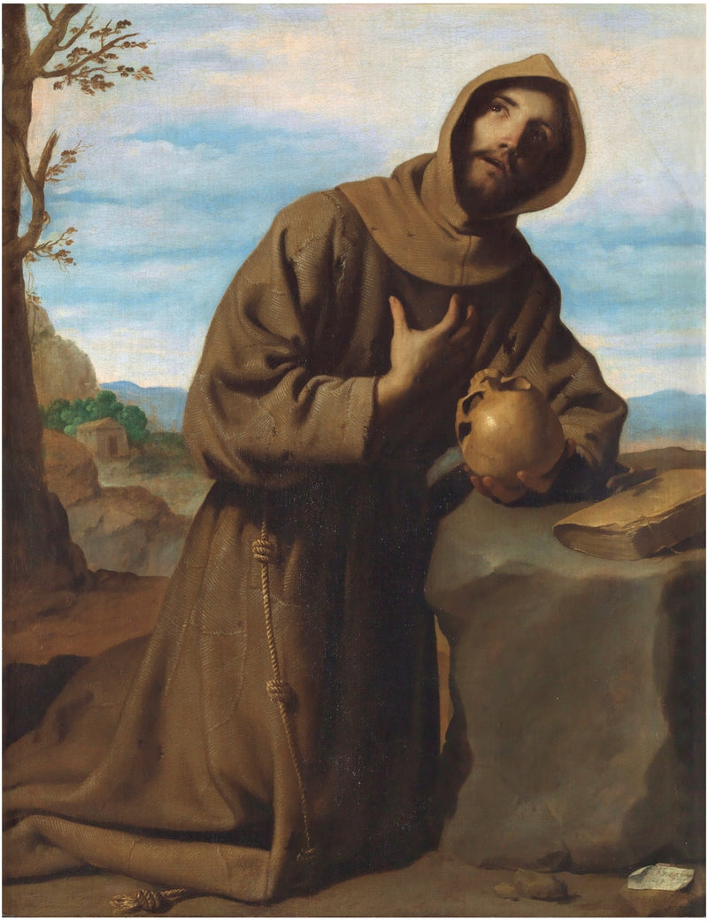 Svatý František v modlitbě - Francisco de Zurbarán