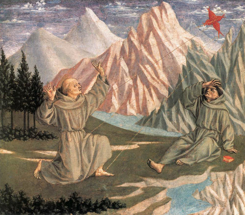Sv. František přijímající stigmaty - Domenico Veneziano