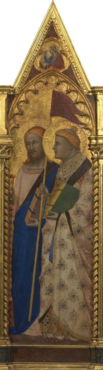 Sv. Jakub Mladší a Sv. Štěpán (polyptyk, panel 5 z 5) - Bernardo Daddi