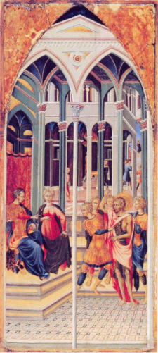 Sv. Jan Křtitel obviňující Heroda - Giovanni di Paolo