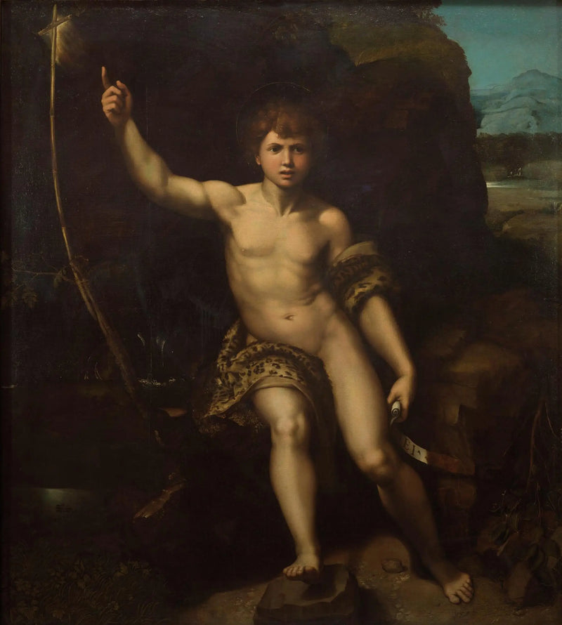 Svatý Jan Křtitel - Raffael Santi