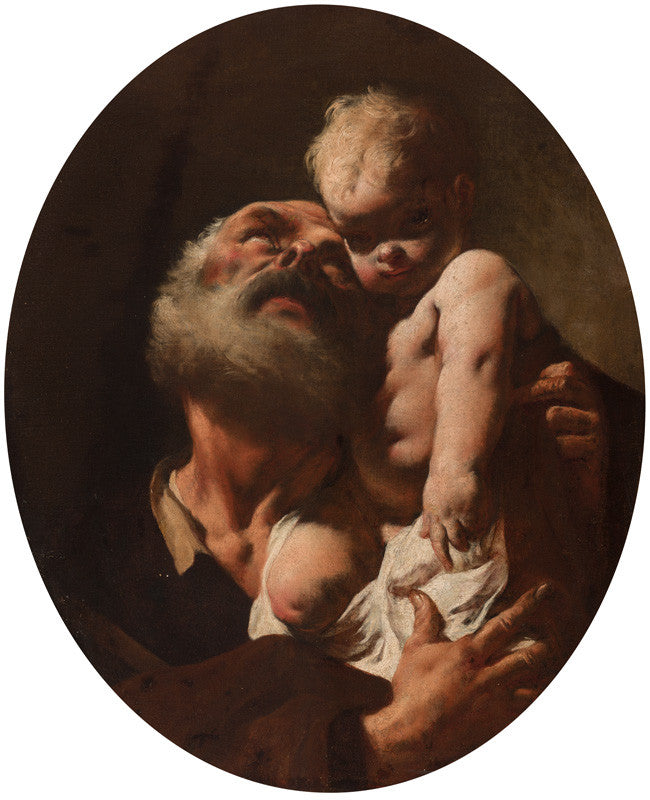 Svatý Josef s dítětem - Giovanni Battista Piazzetta