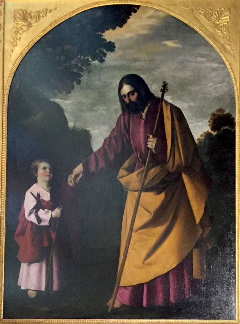 Svatý Josef a Ježíšek - Francisco de Zurbarán