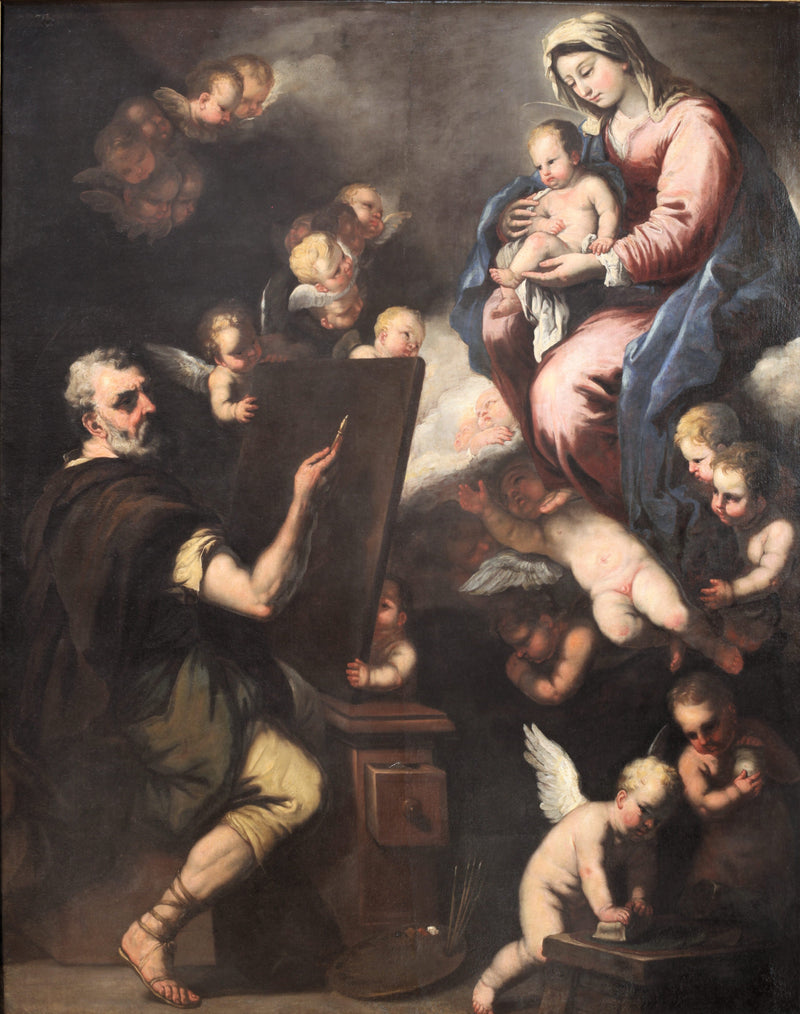 Světýlko malující Pannu - Luca Giordano