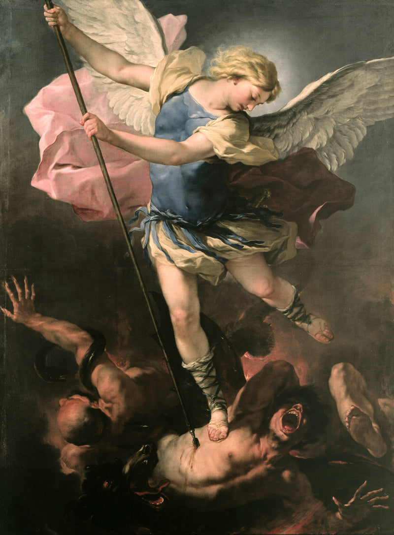 Svatý Michael - Luca Giordano