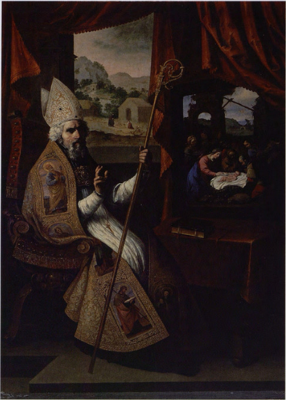 Svatý Mikuláš z Bari - Francisco de Zurbarán