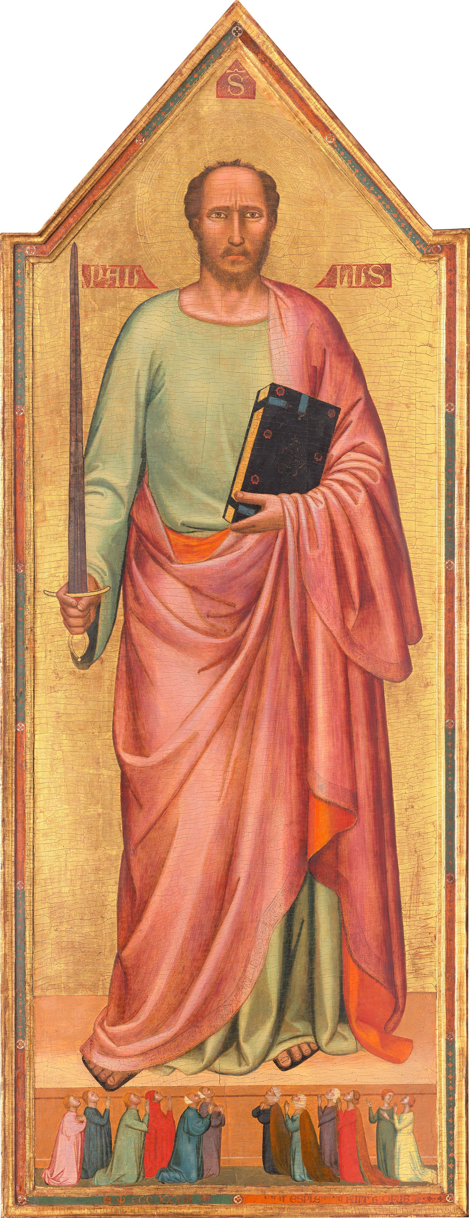 Saint Paul et un groupe de fidèles - Bernardo Daddi - Alpha Reproduction