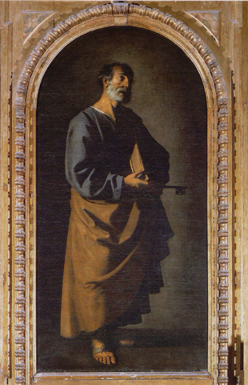 Svatý Pierre - Francisco de Zurbarán