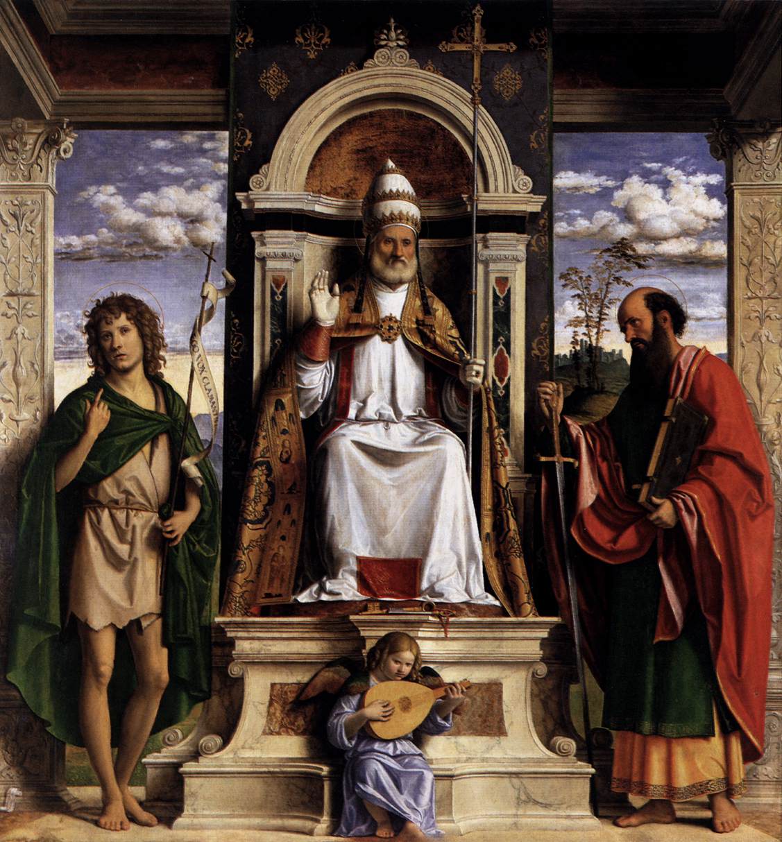 Saint Pierre trônant avec les saints - Cima da Conegliano - Alpha Reproduction