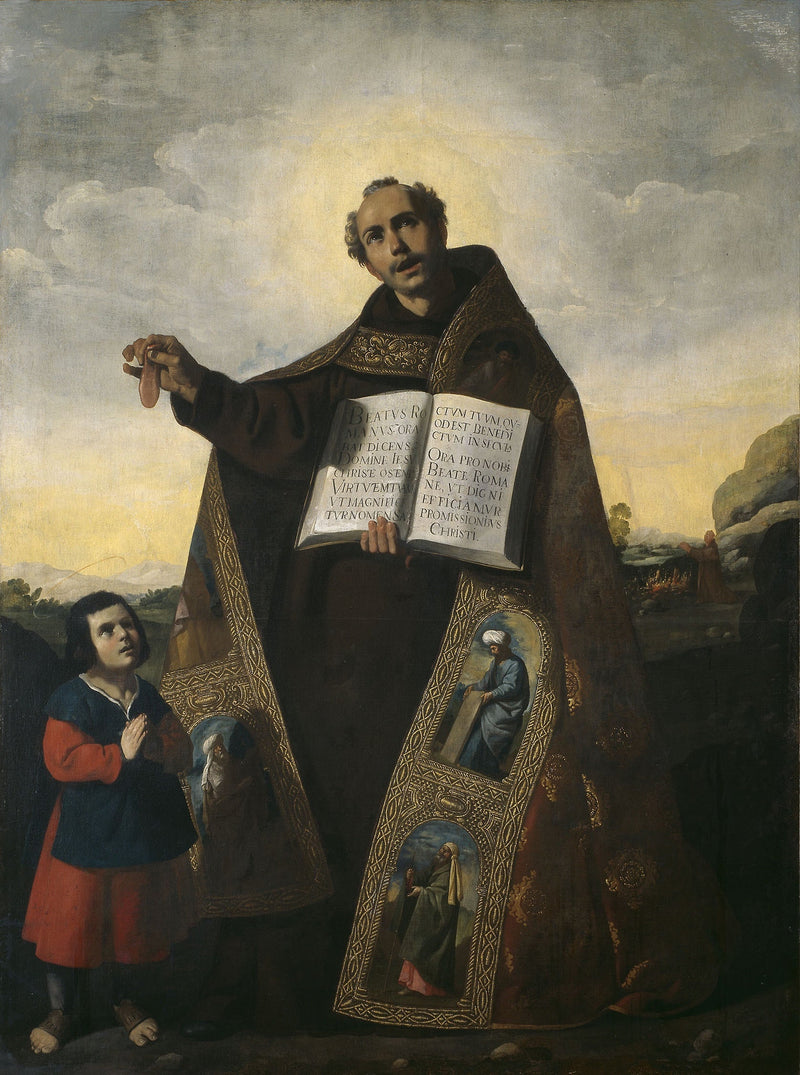 Svatý Romain d'Antioche a Svatý Barulas - Francisco de Zurbarán
