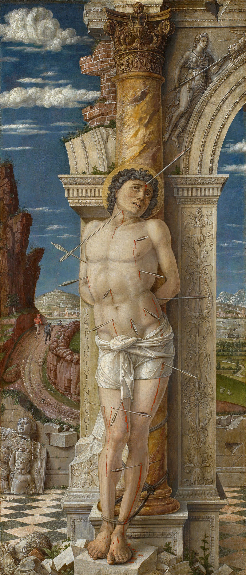 Svatý Sebastian - Andrea Mantegna