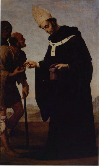 Svatý Tomáš z Villanovy - Francisco de Zurbarán