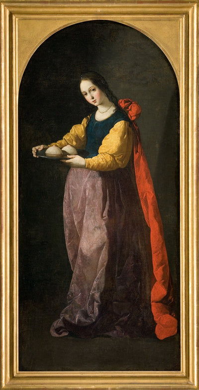 Sainte-Agathe - Francisco de Zurbarán - Alpha Reproduction