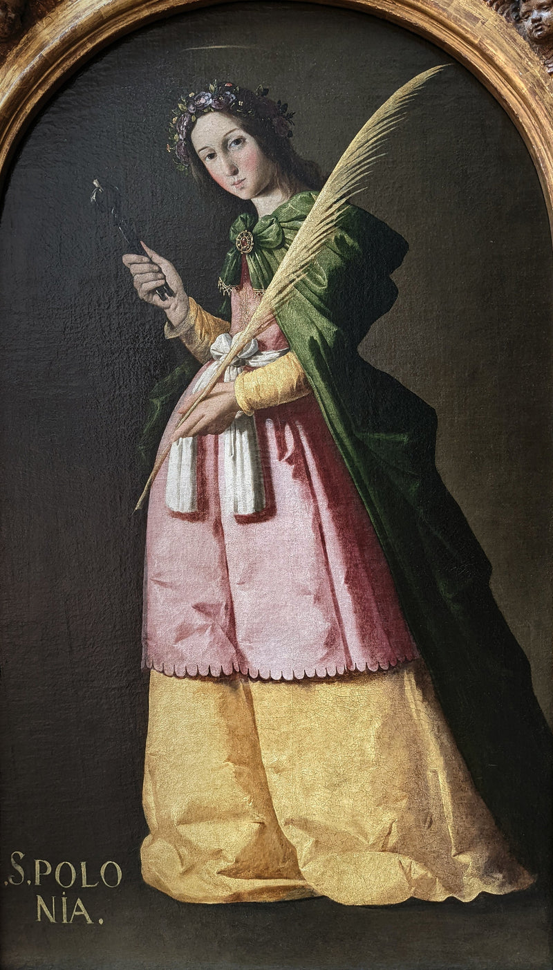 Svatá Apolline - Francisco de Zurbarán