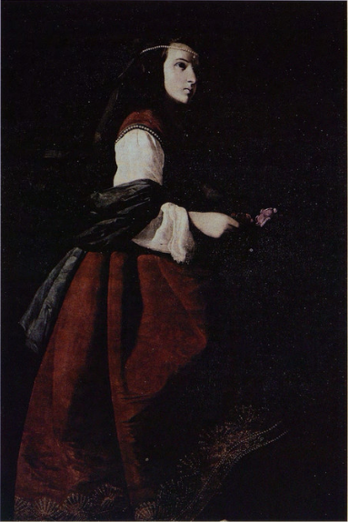 Svatá Casilda - Francisco de Zurbarán