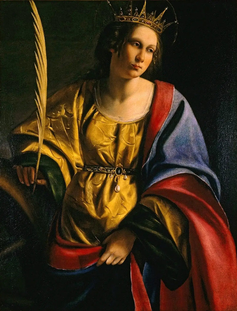 Svatá Kateřina Alexandrijská - Artemisia Gentileschi