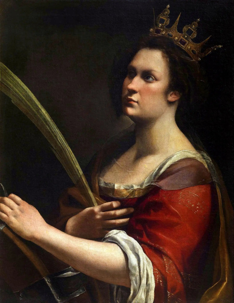 Svatá Kateřina Alexandrijská - Artemisia Gentileschi