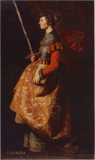 Svatá Kateřina Alexandrijská - Francisco de Zurbarán