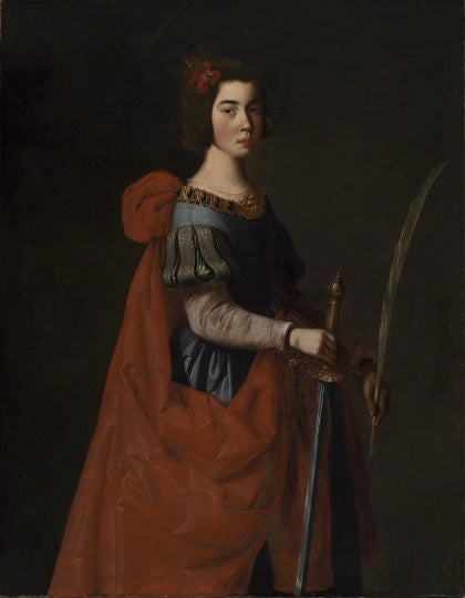 Svatá Kateřina Alexandrijská - Francisco de Zurbarán