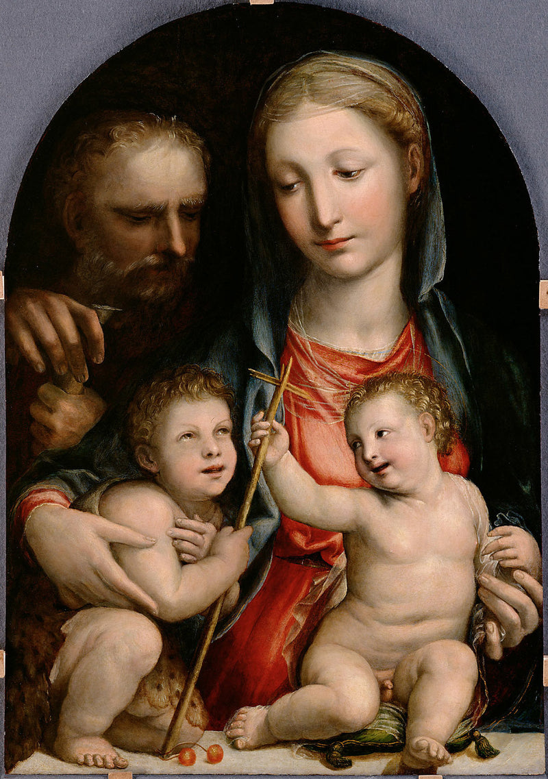 Svatá rodina s malým Janem Křtitelem - Il Sodoma (Giovanni Antonio Bazzi)