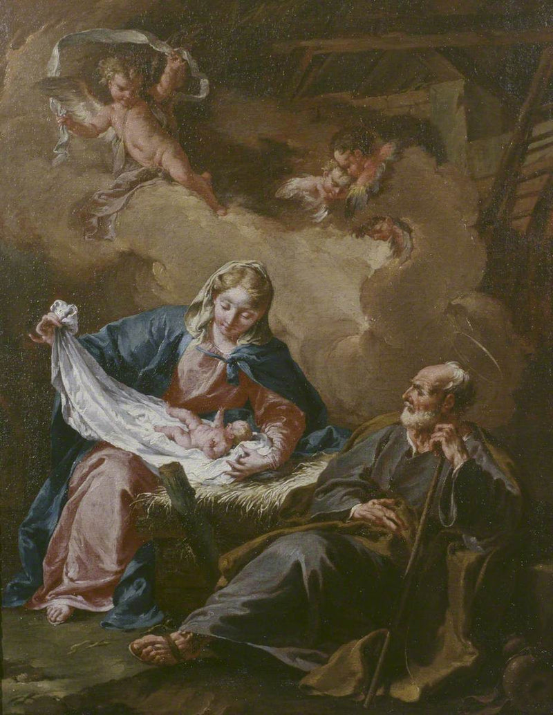 Svatá rodina - Giovanni Battista Pittoni