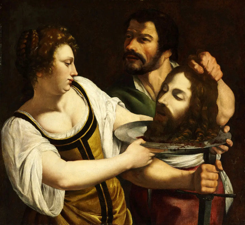 Salomé s hlavou svatého Jana Křtitele - Artemisia Gentileschi