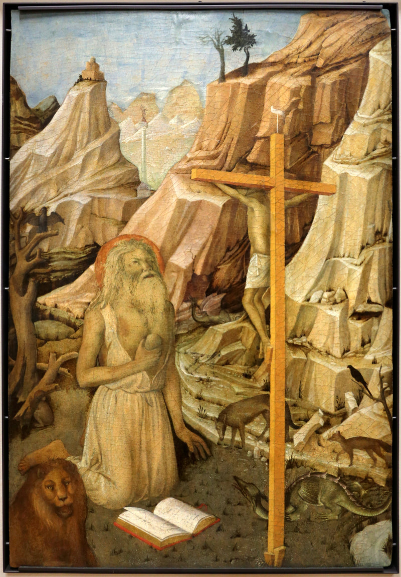 San Girloamo v poušti - Iacopo Bellini