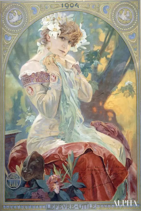 Sarah bernhardt la princesse lointaine - Mucha - Reproductions de tableaux et peintures haut de gamme