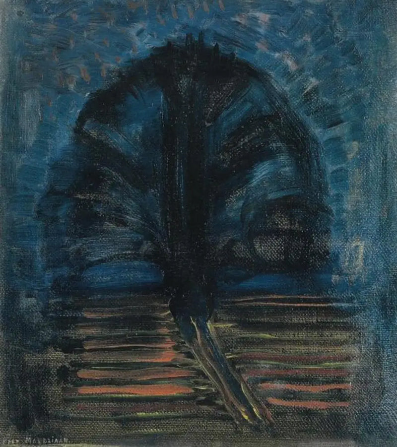 Modrý vrba II - Piet Mondrian