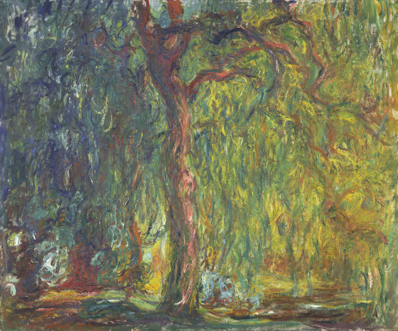 Vrba plačící - Claude Monet