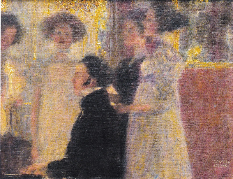 Schubert u klavíru I - Gustav Klimt