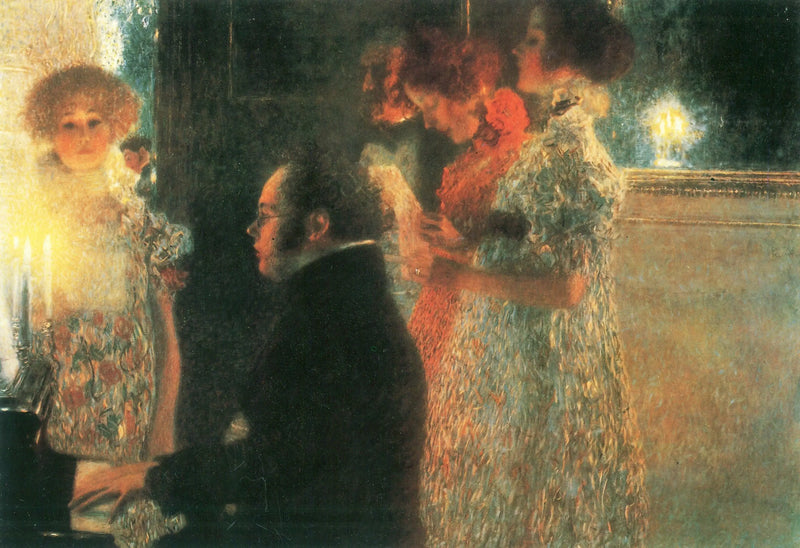 Schubert u klavíru II - Gustav Klimt