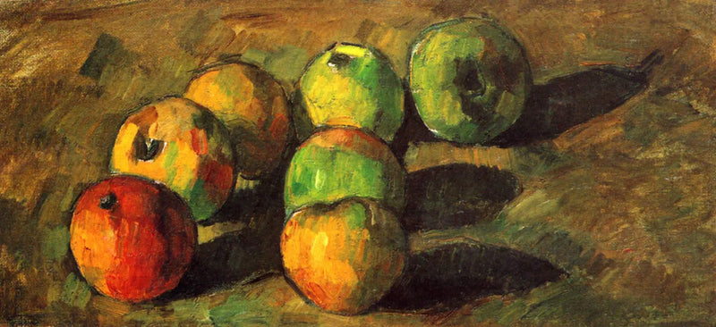 Sedm jablek - Paul Cézanne