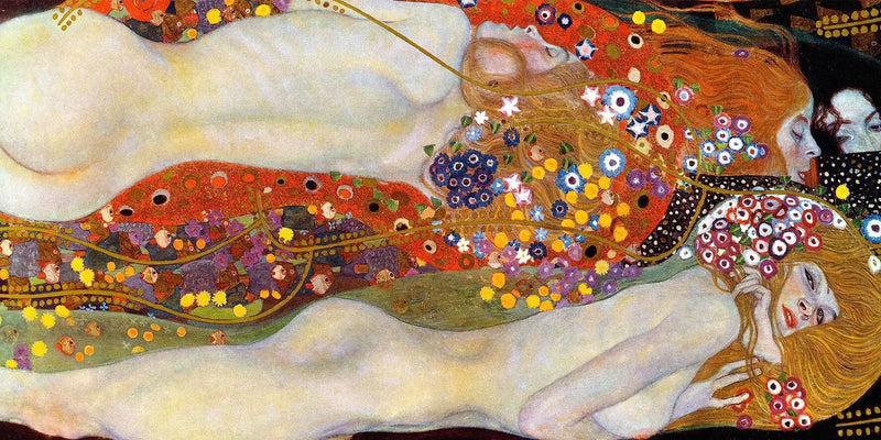 Vodní hadi II - Gustav Klimt