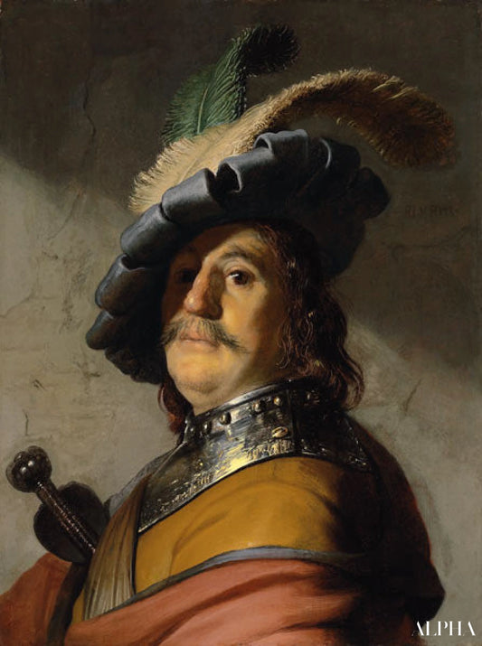 Soldat - Rembrandt van Rijn - Reproductions de tableaux et peintures haut de gamme