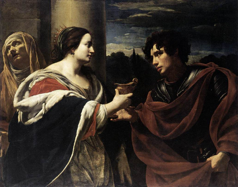 Sophonisba přijímající pohár s jedem - Simon Vouet